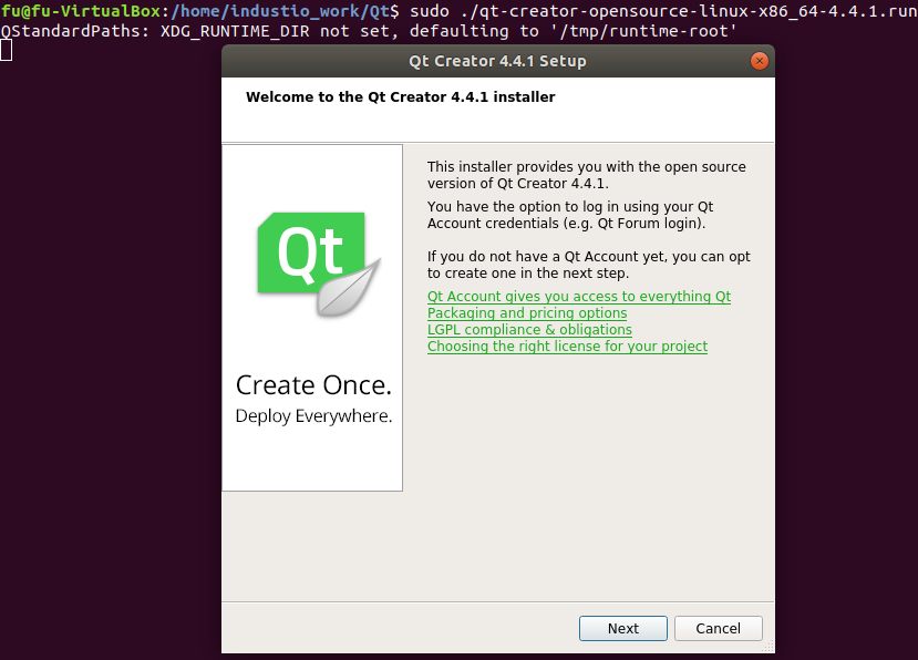 Qt Creator 4.4.1安装-1